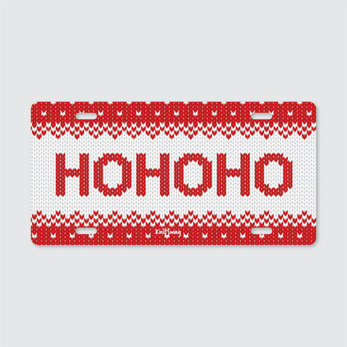 Vanity License Plate for Knitters, Knit License Plate